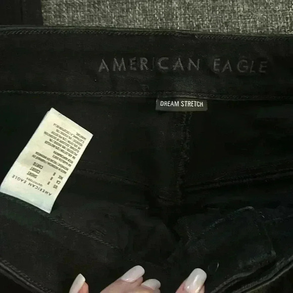 Never worn Size 8S American Eagle black Dream Stretch Skinny high rise jeans - Picture 3 of 5